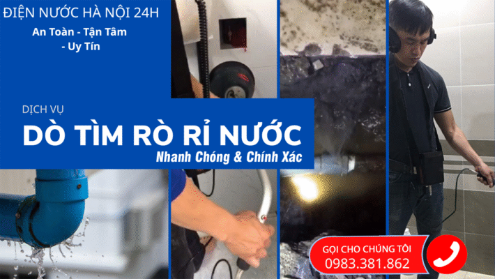 Dịch vụ khắc phục rò rỉ ống nước và dò tìm ống nước bị vỡ